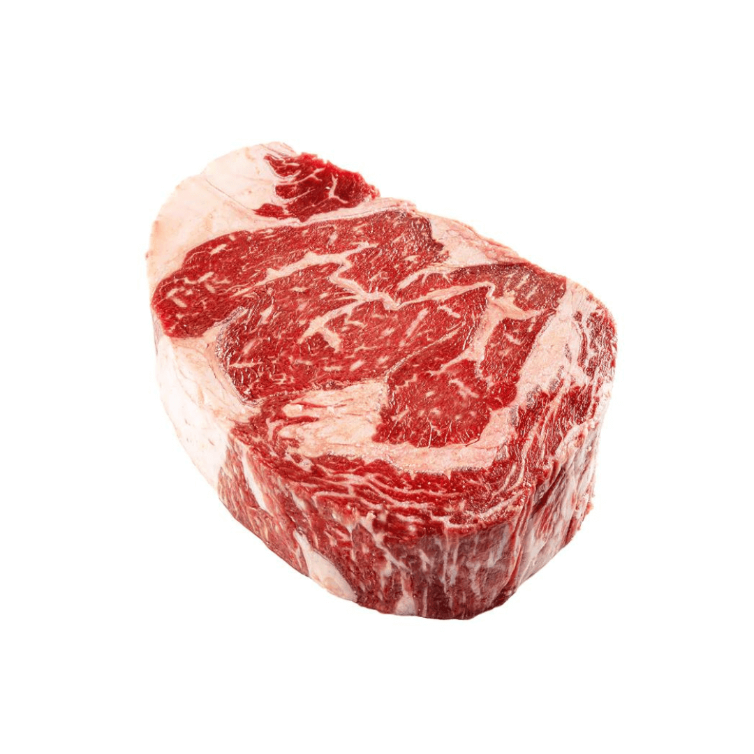 Rib Eye Akaushi Wagyu Akaushi: Wagyu americano, calidad más elevada que prime (BMS 6-8). La pieza se distingue por ser uno de los cortes finos con buena suavidad, sabor y jugosidad gracias al conjunto de músculos que lo conforman. La marca Akaushi, se ofr