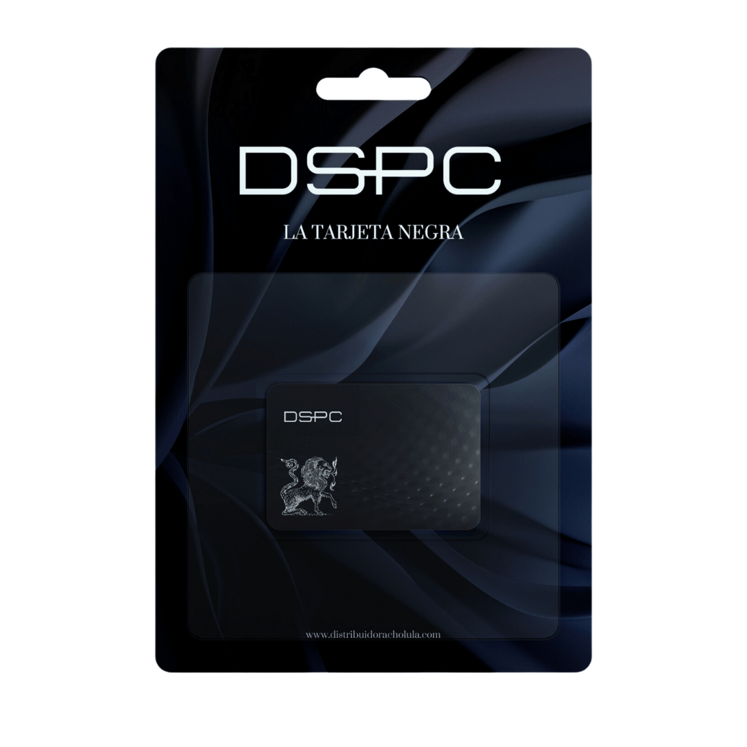 La tarjeta negra virtual Utiliza este conveniente metodo de pago para regalar productos a tus amigos y familiares. ¿Compras para alguien más pero no estás seguro de qué regalarles? Dales el regalo de su elección con una tarjeta DSPC.Las tarjetas de regalo