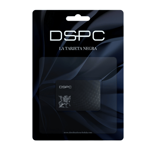 La tarjeta negra virtual Utiliza este conveniente metodo de pago para regalar productos a tus amigos y familiares. ¿Compras para alguien más pero no estás seguro de qué regalarles? Dales el regalo de su elección con una tarjeta DSPC.Las tarjetas de regalo