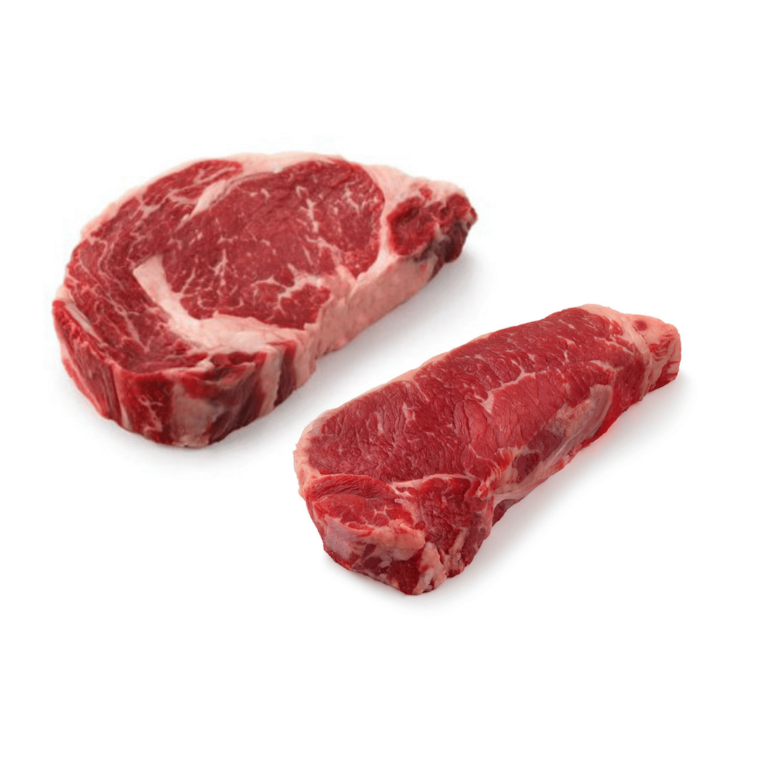 Ofrenda Parrillera: Rib Eye Choice y New York Choice