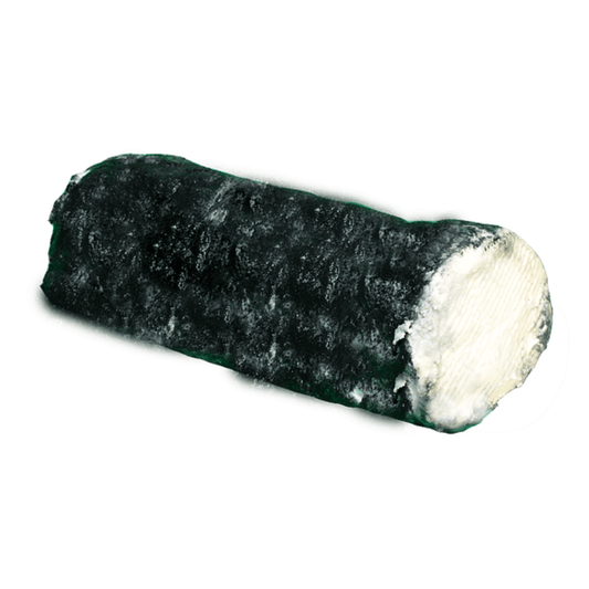 Queso de cabra gourmet ceniza En muchas regiones de europa se cubre al queso con carbón vegetal comestible con el fin de que el lácteo madure, se seque la corteza y adquiera un sabor mucho más complejo. Excelente para ensalada o tapas.DSPC