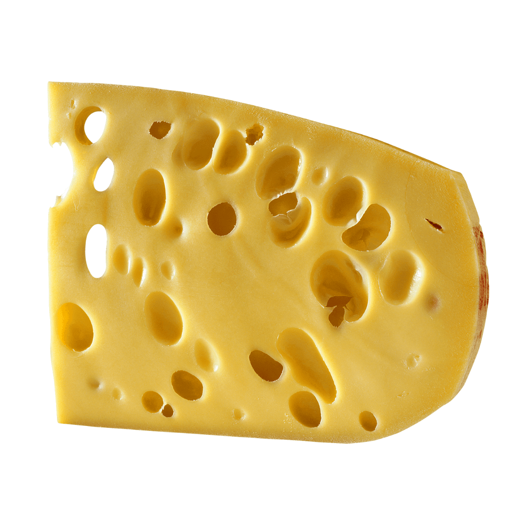Maasdam Holandés El Queso Maasdam es un queso originario de los Países Bajos, inspirado en los quesos suizos como el Emmental. Elaborado con leche de vaca, este queso se distingue por sus características cavidades o agujeros, que se forman durante la ferm