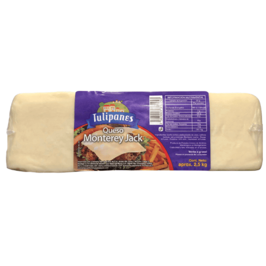Monterey jack Lo mejor de este queso es que es un aliado culinario perfecto. Los platos que necesiten queso rallado, lonchas o una capa lista para gratinar, son buenos candidatos para incorporarlo. Con una maduración media de entre 7 y 10 meses, los aroma