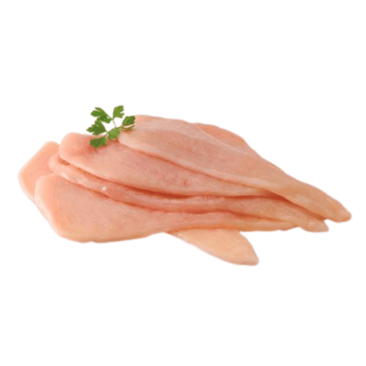 Pechuga de pollo aplanada Pechuga de pollo limpia y aplanada.DSPC