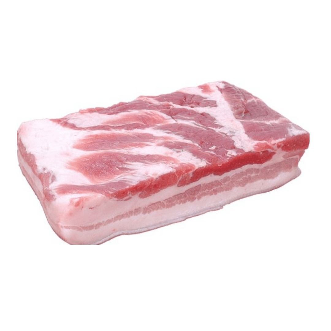 Pork Belly (Panceta) El pork belly es el corte de carne que se obtiene debajo de la panza o estómago del cerdo. Básicamente, es la tocineta sin curar, ni ahumar.DSPC