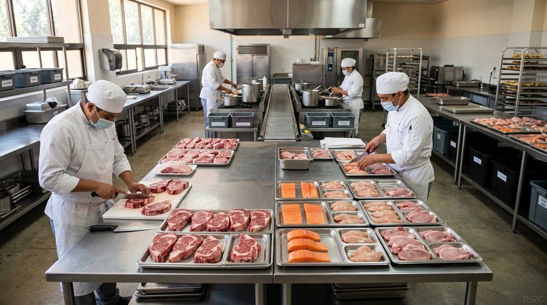 Abastecimiento eficiente de proteína para instituciones: escuelas, hospitales y gobierno — DSPC - Distribuidora San Pedro Cholula, San Pedro Cholula, Puebla, México