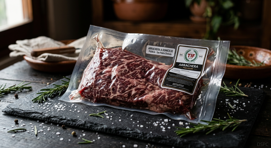 Arrachera a Domicilio en Puebla: Carne Premium TIF en tu Puerta — DSPC - Distribuidora San Pedro Cholula, San Pedro Cholula, Puebla, México
