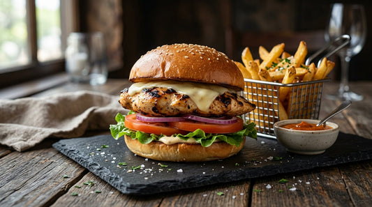 Hamburguesa de Pechuga de Pollo en Puebla: Calidad TIF Cerca de Ti — DSPC - Distribuidora San Pedro Cholula, San Pedro Cholula, Puebla, México