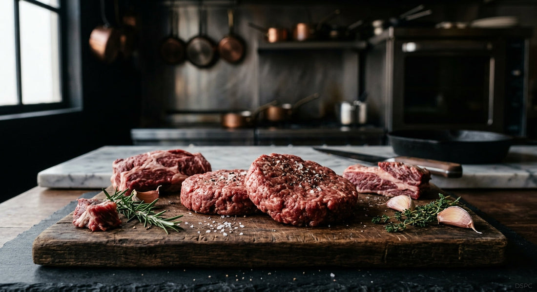 La ciencia de la hamburguesa: Cómo elegir el blend perfecto y calcular el costo real — DSPC - Distribuidora San Pedro Cholula, San Pedro Cholula, Puebla, México