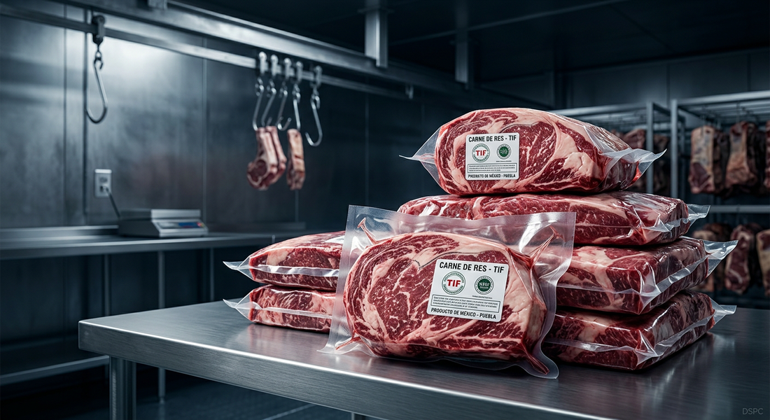 Carnicería Industrial para Salones en Puebla: Carne TIF Premium — DSPC - Distribuidora San Pedro Cholula, San Pedro Cholula, Puebla, México