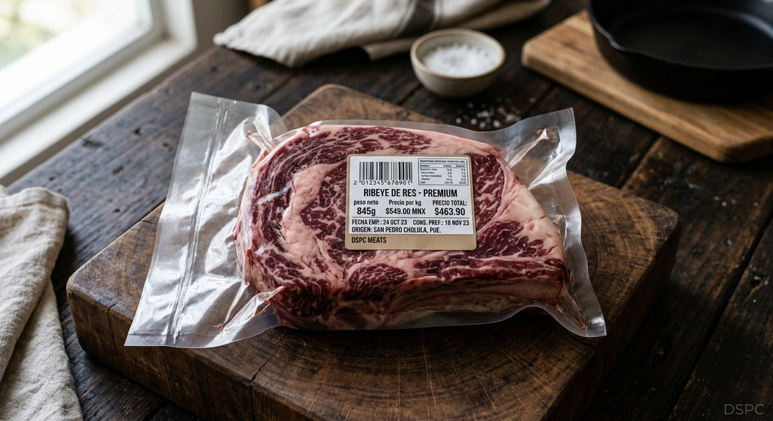 Cómo leer la etiqueta de carne empacada al vacío: Guía para consumidores — DSPC - Distribuidora San Pedro Cholula, San Pedro Cholula, Puebla, México