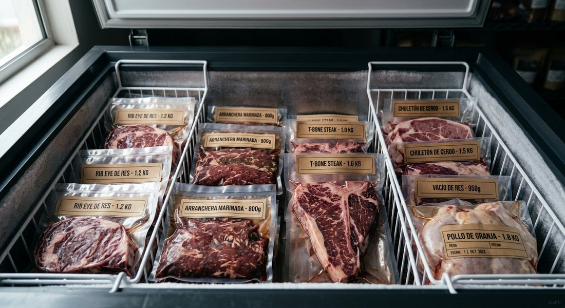 Cómo organizar tu congelador para comprar carne al mayoreo de forma profesional — DSPC - Distribuidora San Pedro Cholula, San Pedro Cholula, Puebla, México