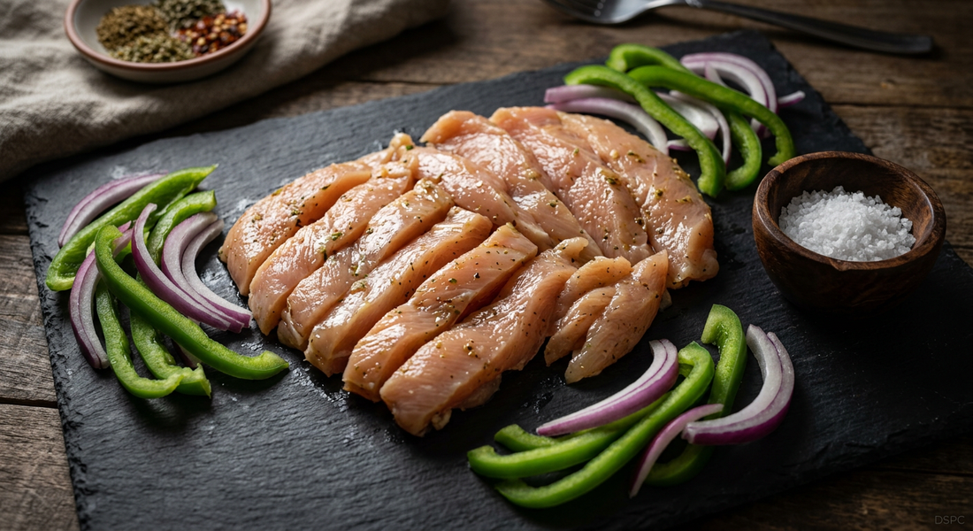 Fajitas de Pollo en Puebla: Calidad TIF con Entrega a Domicilio — DSPC - Distribuidora San Pedro Cholula, San Pedro Cholula, Puebla, México