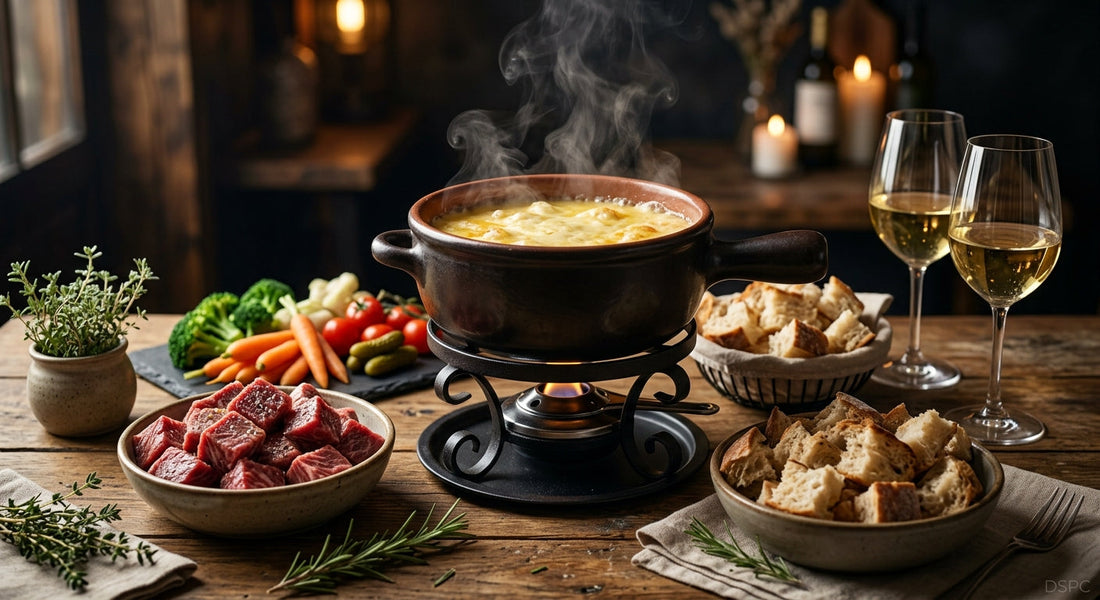 Fondue y Raclette para Año Nuevo: La Guía Definitiva de Quesos, Carnes y Técnicas — DSPC - Distribuidora San Pedro Cholula, San Pedro Cholula, Puebla, México