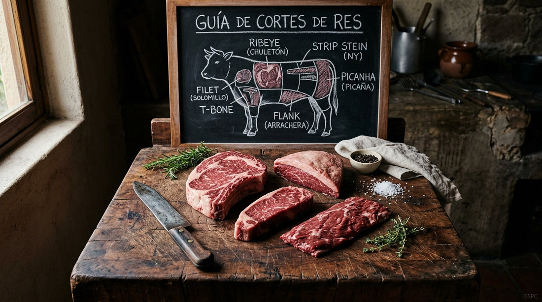 Guía completa de cortes de res: equivalencias entre México y Estados Unidos — DSPC - Distribuidora San Pedro Cholula, San Pedro Cholula, Puebla, México