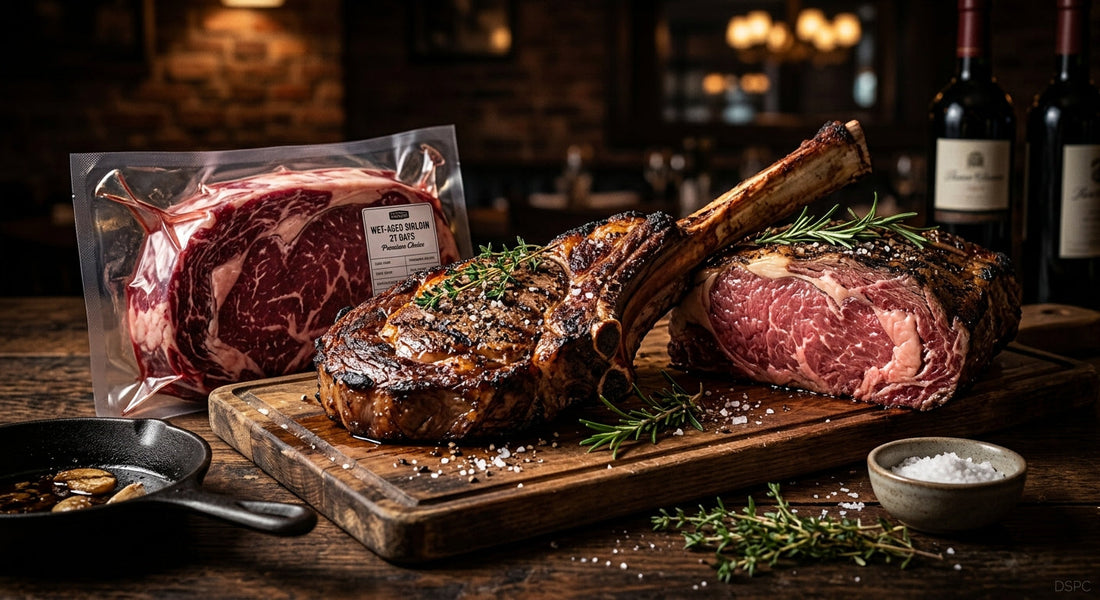 Maduración en seco vs. húmeda: Las diferencias reales en el sabor de la carne — DSPC - Distribuidora San Pedro Cholula, San Pedro Cholula, Puebla, México