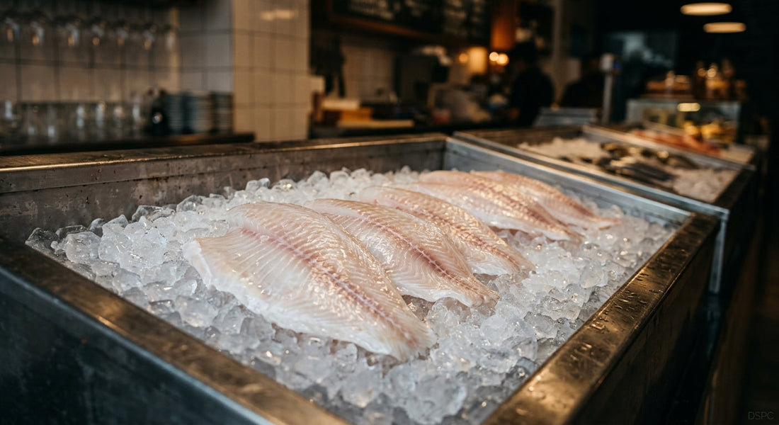 Pescadería en Puebla: Filete de Tilapia Premium Abierto Ahora — DSPC - Distribuidora San Pedro Cholula, San Pedro Cholula, Puebla, México