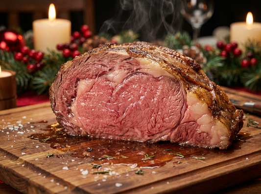 Por Qué la Ciencia Dicta que Debes Abandonar el Pavo: La Guía Maestra del Prime Rib (Pieza Básica) y el Método Reverse Sear