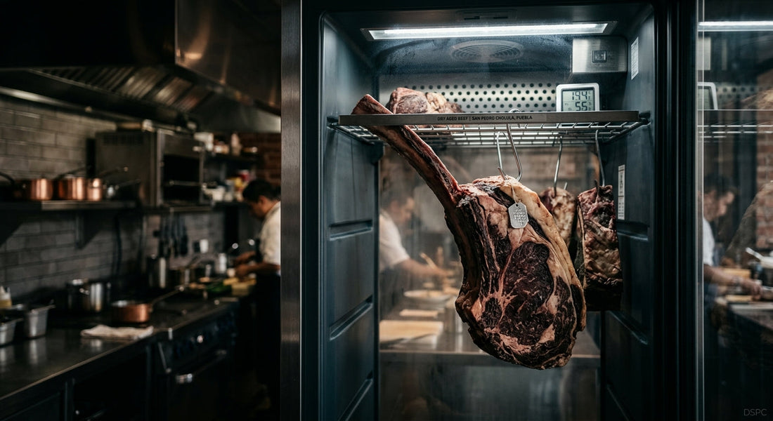 Dry Aged: La Ciencia de la Maduración en Seco y su Rentabilidad en Restaurantes — DSPC - Distribuidora San Pedro Cholula, San Pedro Cholula, Puebla, México