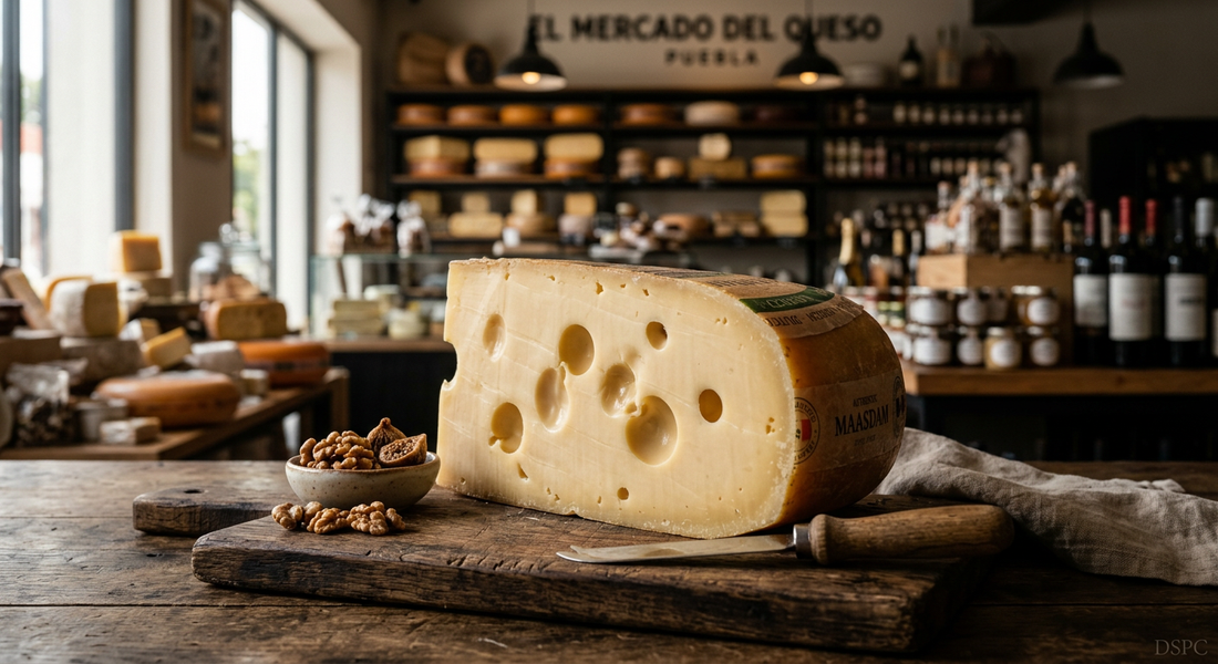 Quesos Europeos en Puebla: Guía para Comprar Maasdam de Calidad — DSPC - Distribuidora San Pedro Cholula, San Pedro Cholula, Puebla, México