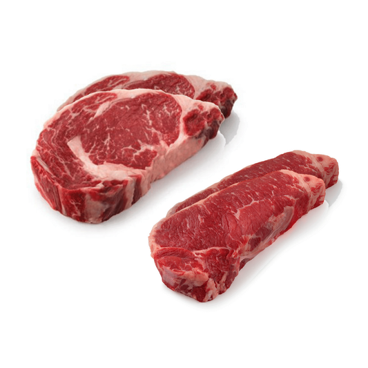 Ofrenda Familiar: Rib Eye Choice y New York Choice